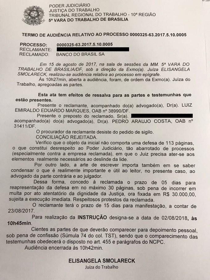 Pedido De Reconsideração De Despacho Justiça Do Trabalho - Trabalhador ...